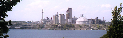 Esroc Cement Plant at entrance to Picton Bay