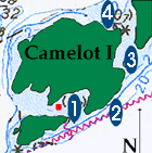 Camelot The Lake Fleet Islands Lake Fleet, Islands, Gordon, Endymion, Camelot, Shugar, Dumfounder, Niagara, Sunset
