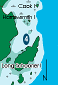 Schooner, Harrowsmith and cook  Island