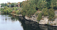 approaching Fenelon Falls from the south